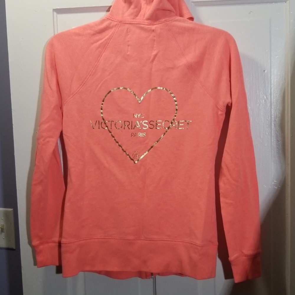 Victoria secret zip up hoodie